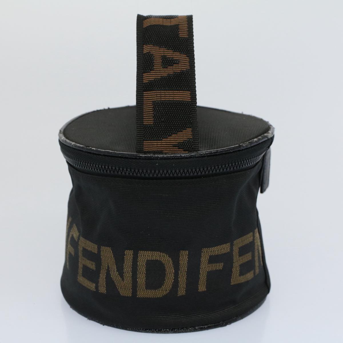 Luxury FendiVanity Cosmetic Pouch Canvas Black54858