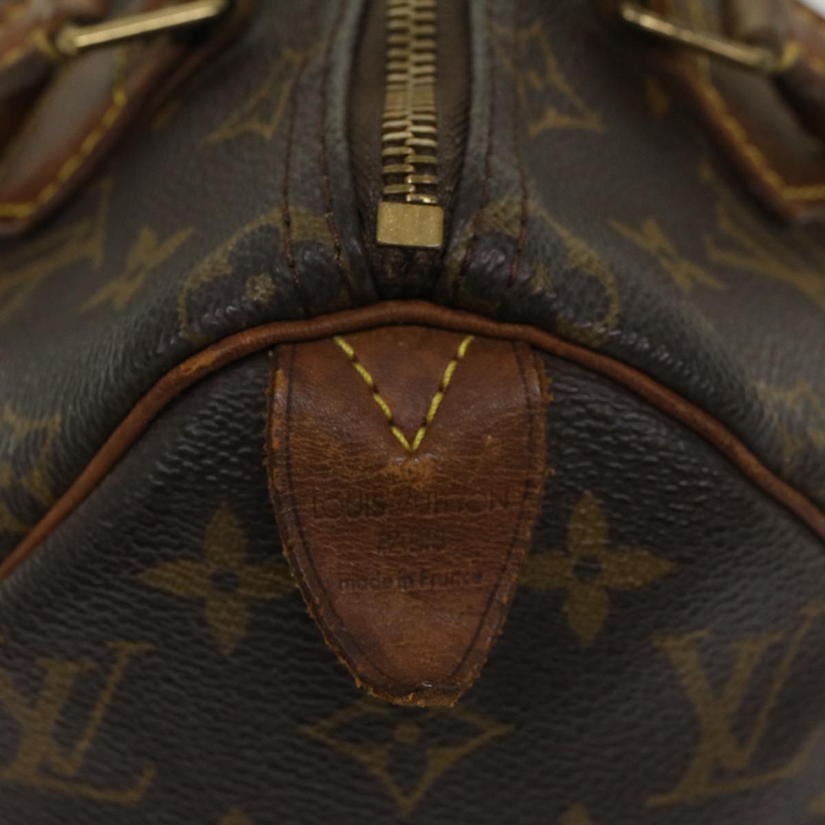 LOUIS VUITTON Monogram Speedy 25 Hand Bag M41528 LV 54865