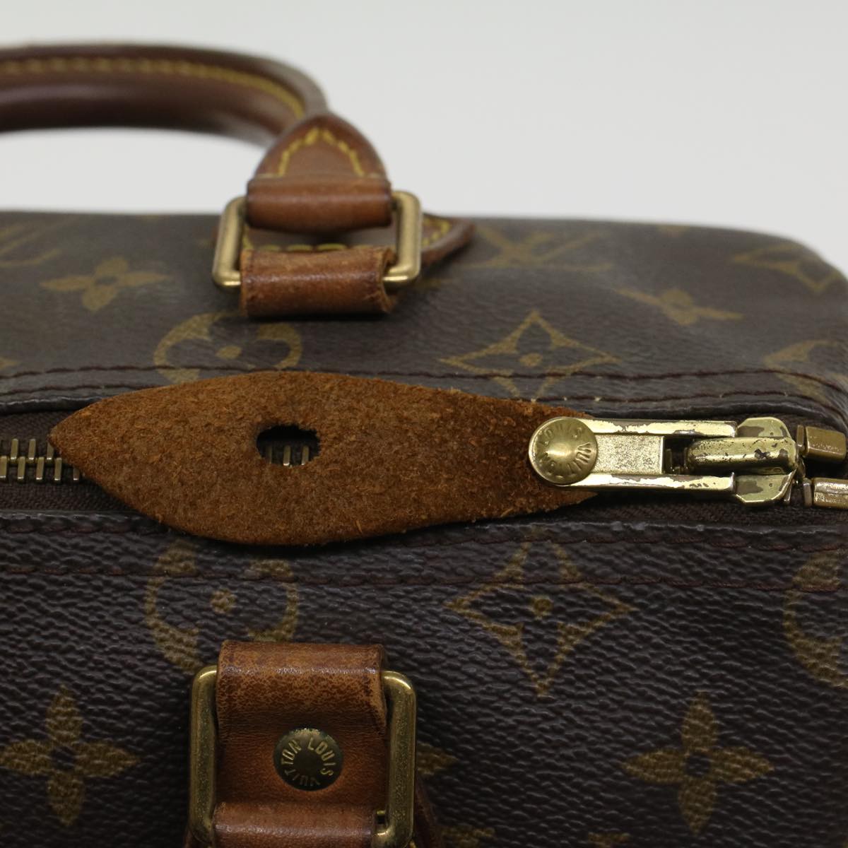 LOUIS VUITTON Monogram Speedy 25 Hand Bag M41528 LV 54865