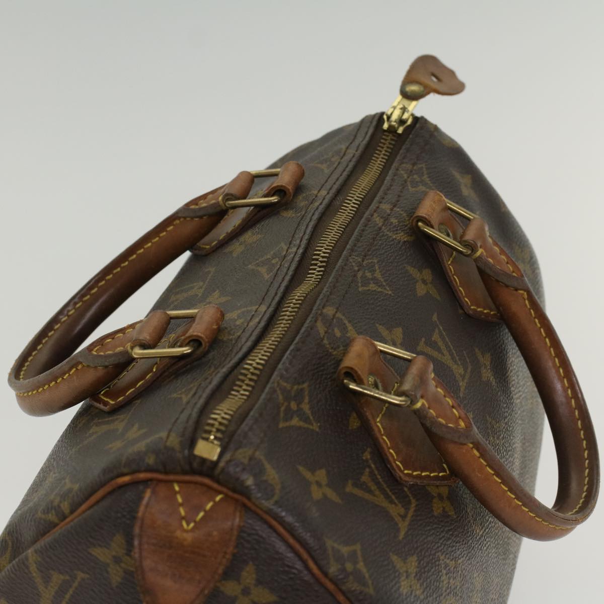 LOUIS VUITTON Monogram Speedy 25 Hand Bag M41528 LV 54865