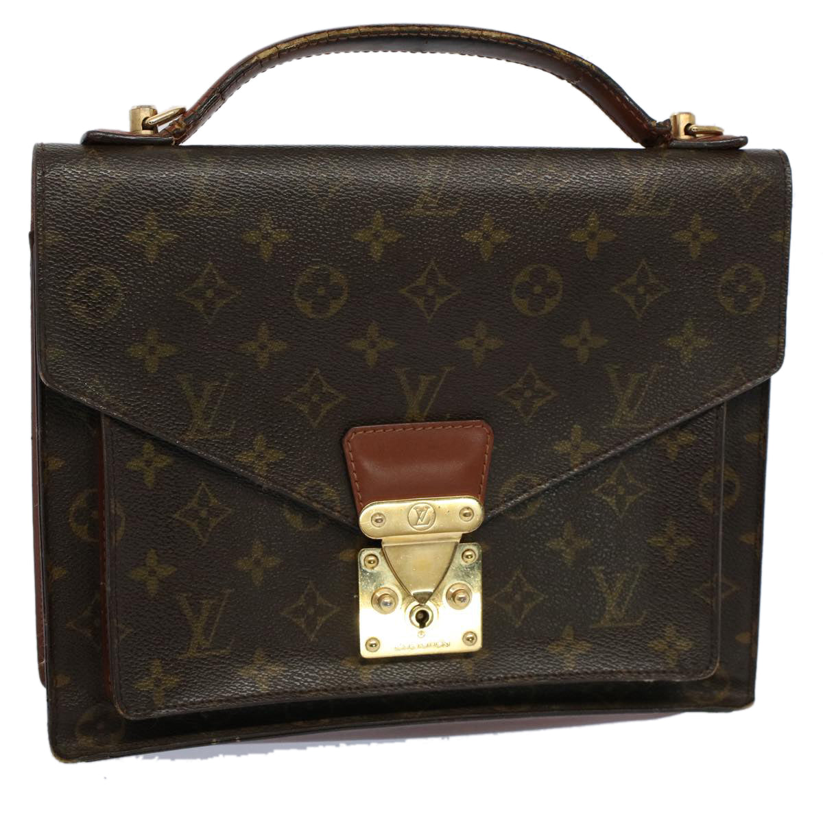 LOUIS VUITTON Monogram Monceau 28 Hand Bag 2way M51185 LV 54866