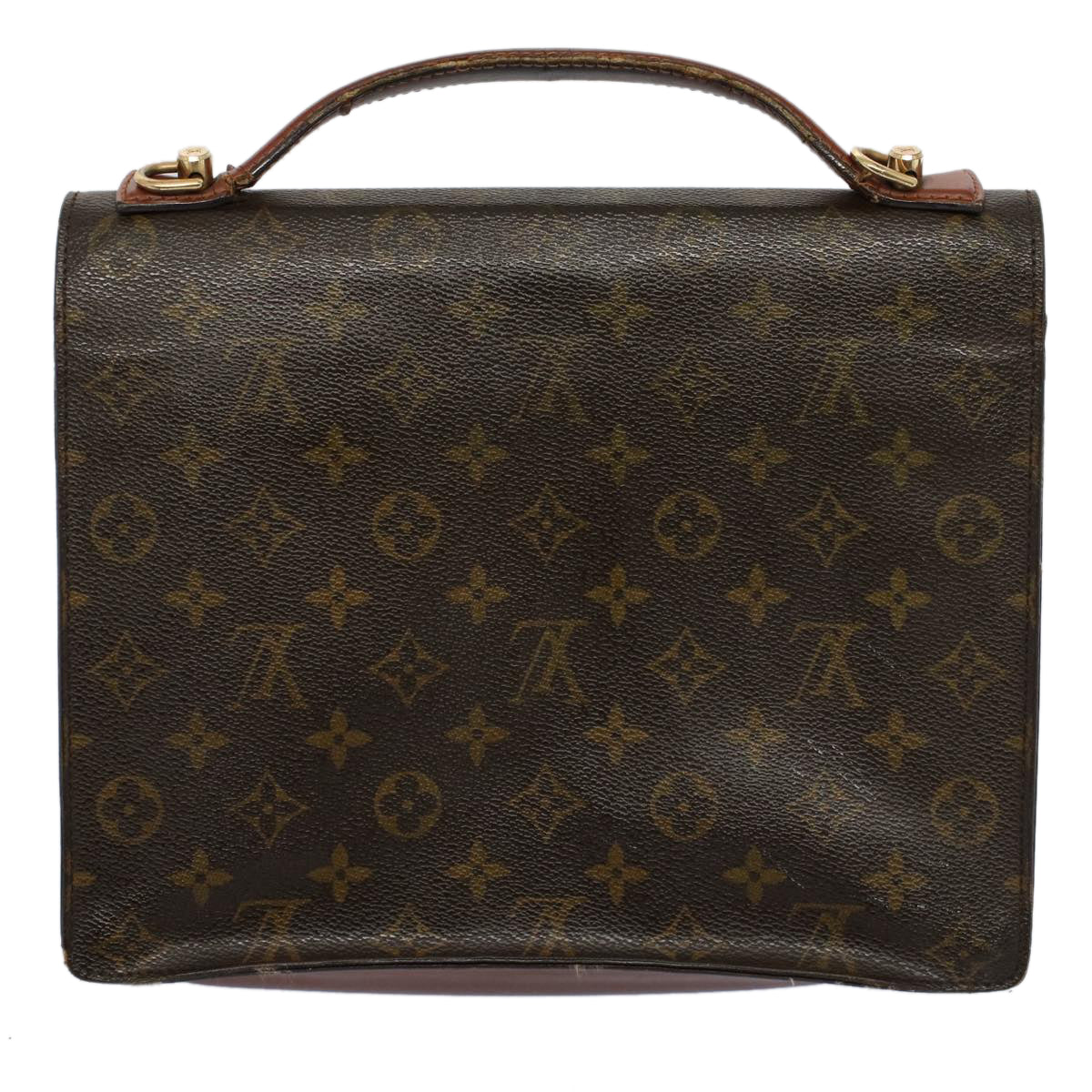 LOUIS VUITTON Monogram Monceau 28 Hand Bag 2way M51185 LV 54866