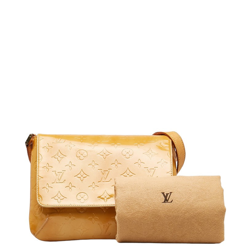 Louis Vuitton Monogram Vernis Thompson Street Shoulder Bag M91008 Yellow Patent Leather  Louis Vuitton