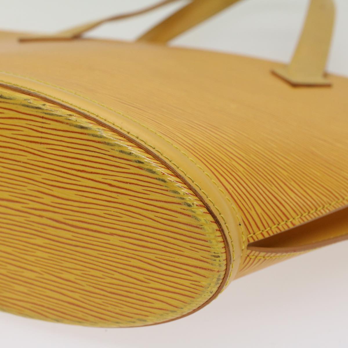 LOUIS VUITTON Epi Saint Jacques Hand Bag Yellow M52279 LV 54922