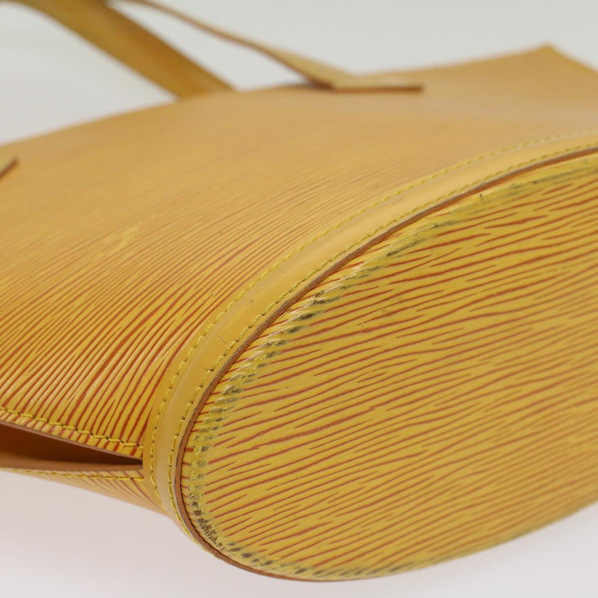 LOUIS VUITTON Epi Saint Jacques Hand Bag Yellow M52279 LV 54922