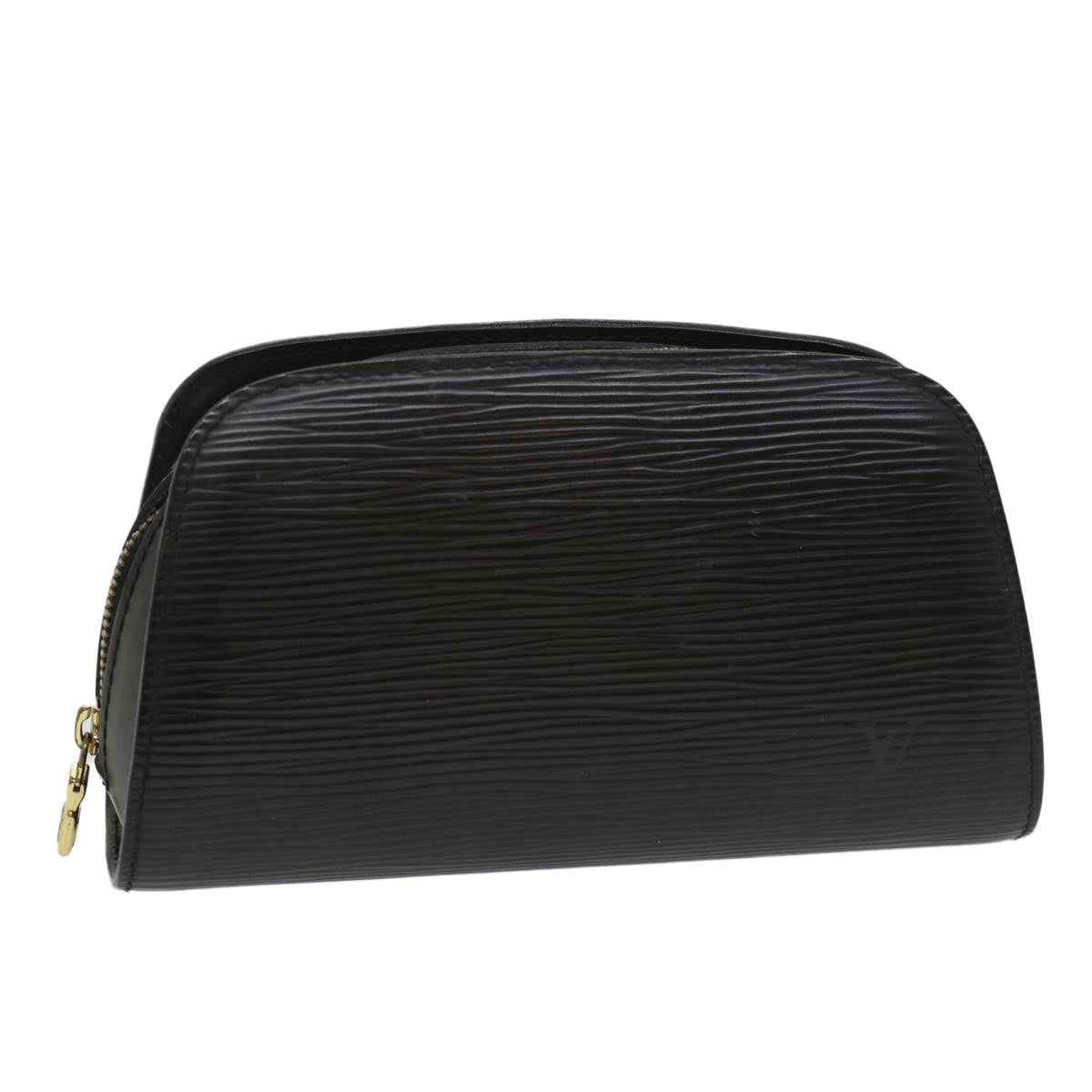 LOUIS VUITTON Epi Dauphine PM Pouch Black M48442 LV 54929