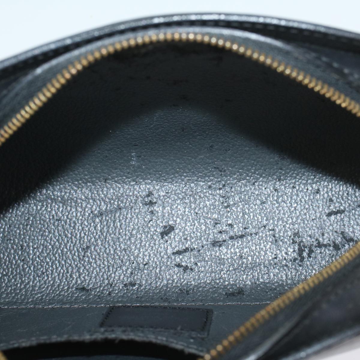 LOUIS VUITTON Epi Dauphine PM Pouch Black M48442 LV 54929