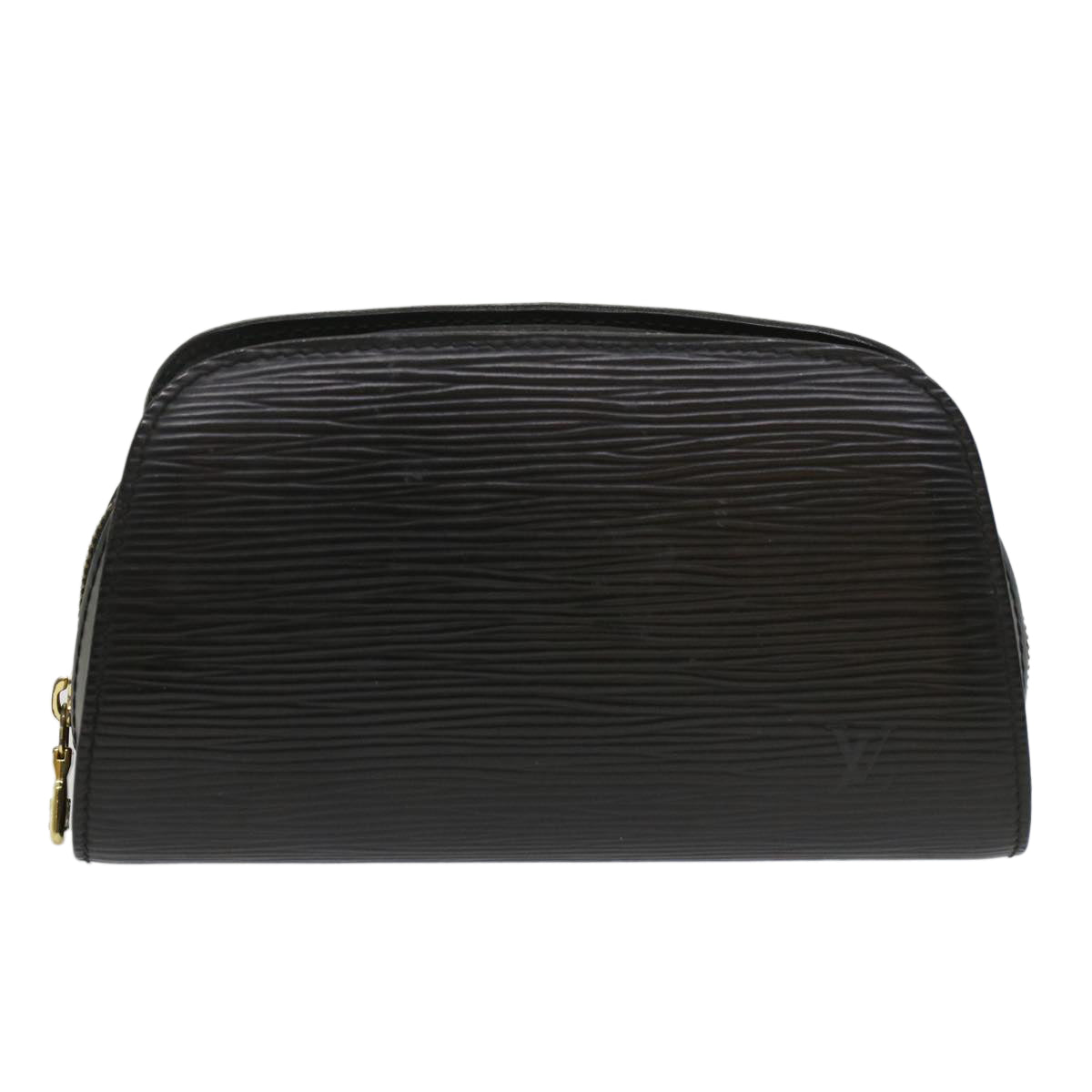 LOUIS VUITTON Epi Dauphine PM Pouch Black M48442 LV 54929