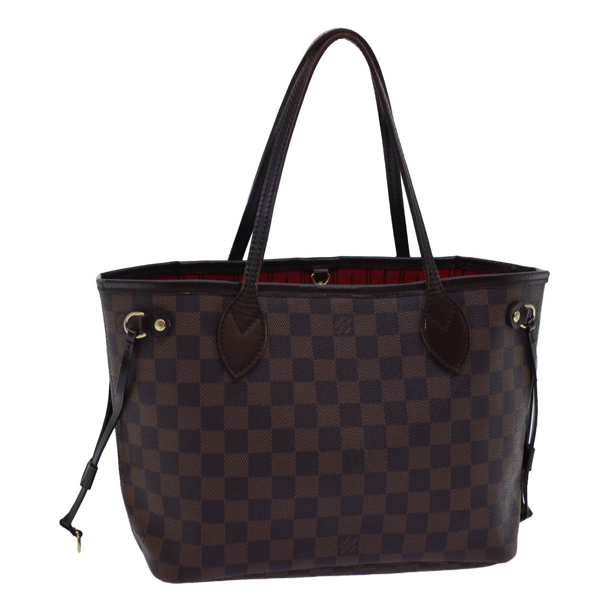 LOUIS VUITTON Damier Ebene Neverfull PM Tote Bag N51109 LV 54939