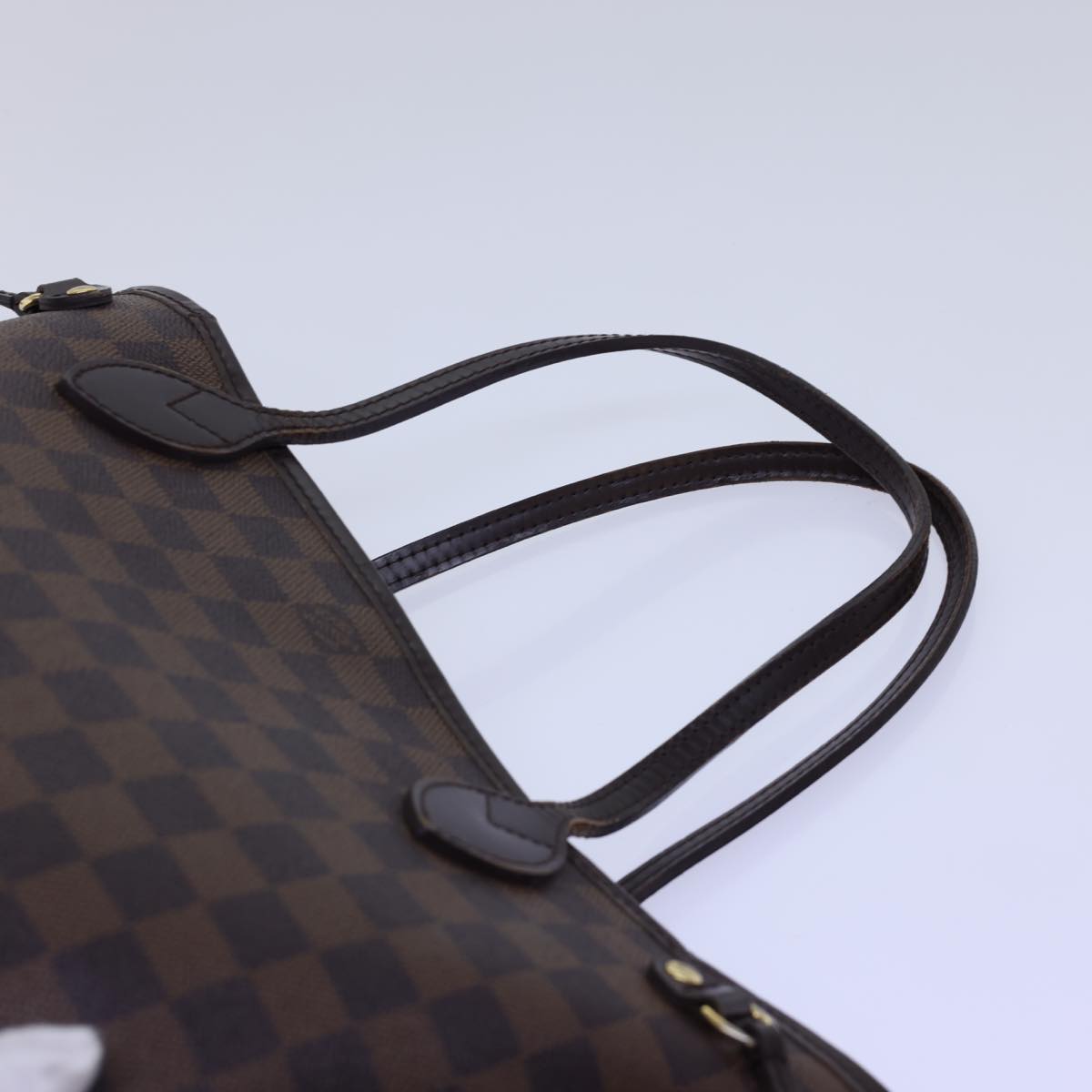 LOUIS VUITTON Damier Ebene Neverfull PM Tote Bag N51109 LV 54939