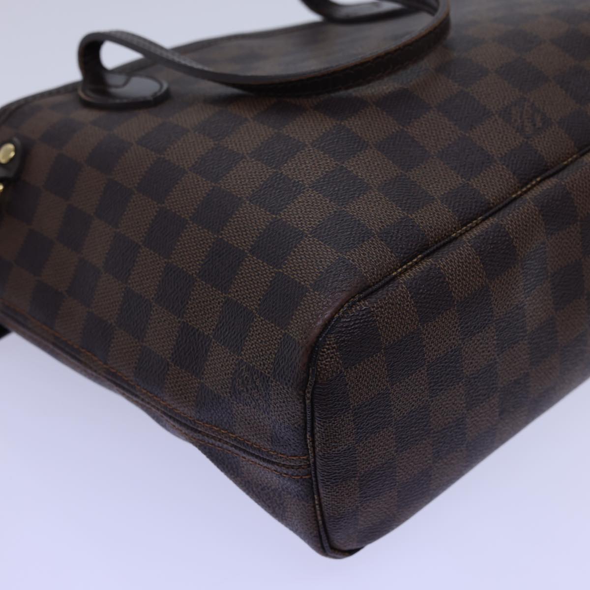 LOUIS VUITTON Damier Ebene Neverfull PM Tote Bag N51109 LV 54939