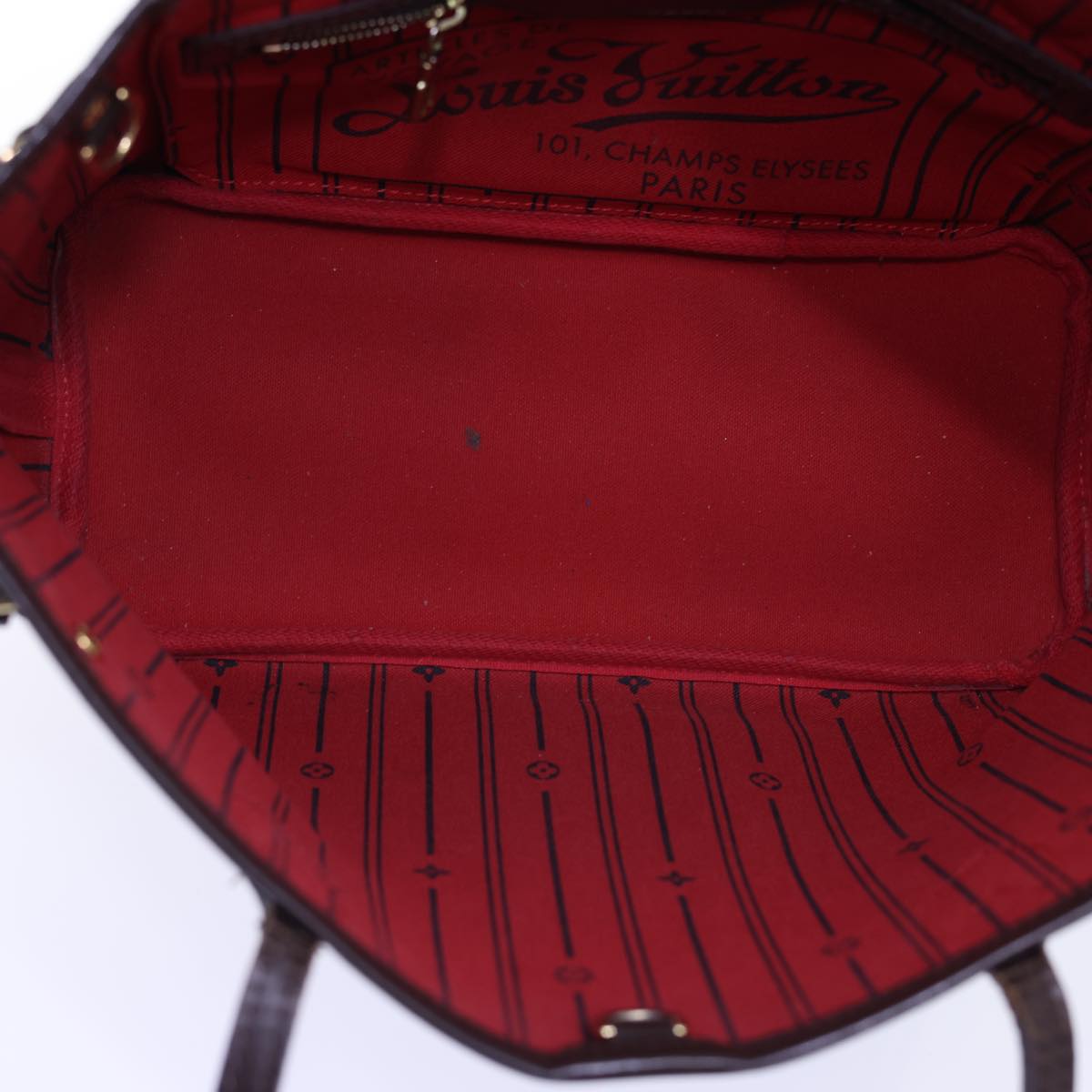 LOUIS VUITTON Damier Ebene Neverfull PM Tote Bag N51109 LV 54939