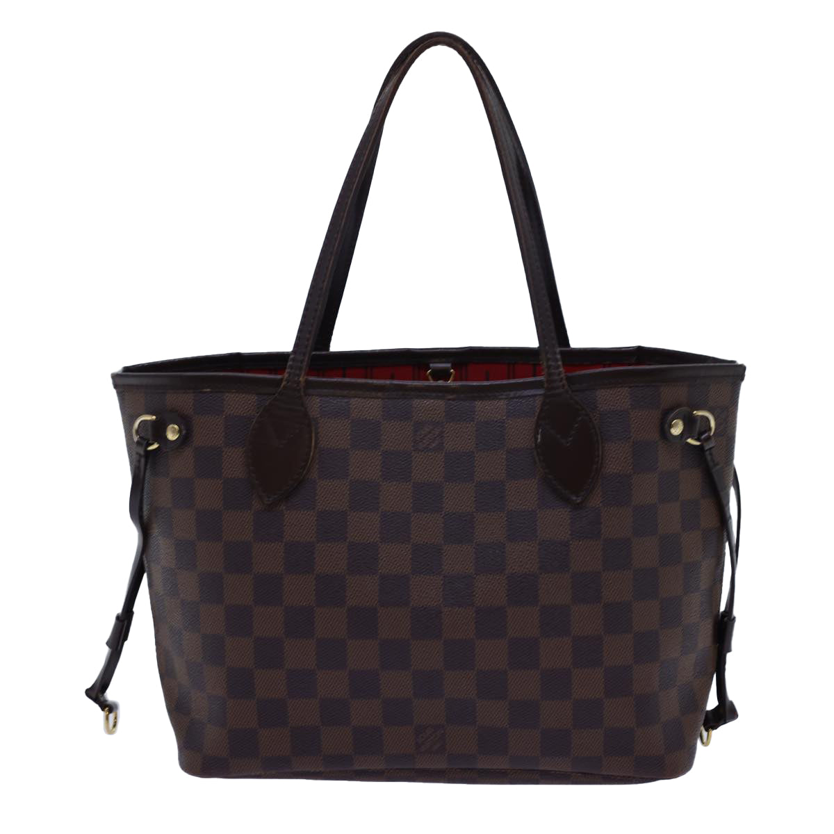 LOUIS VUITTON Damier Ebene Neverfull PM Tote Bag N51109 LV 54939