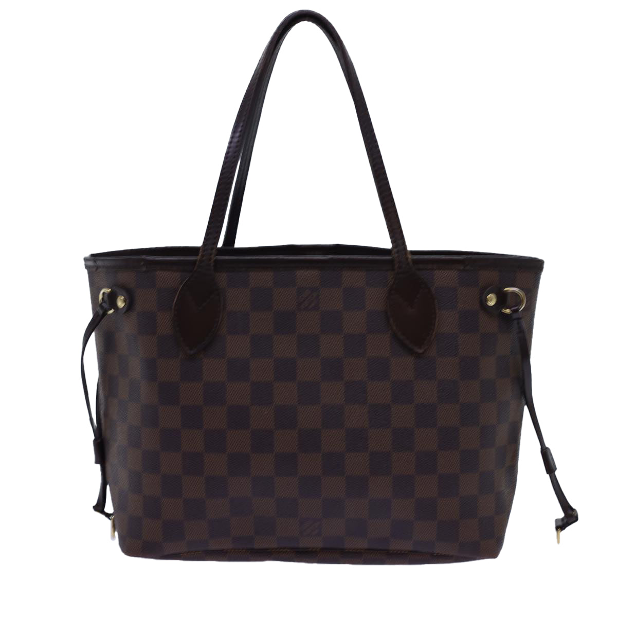 LOUIS VUITTON Damier Ebene Neverfull PM Tote Bag N51109 LV 54939