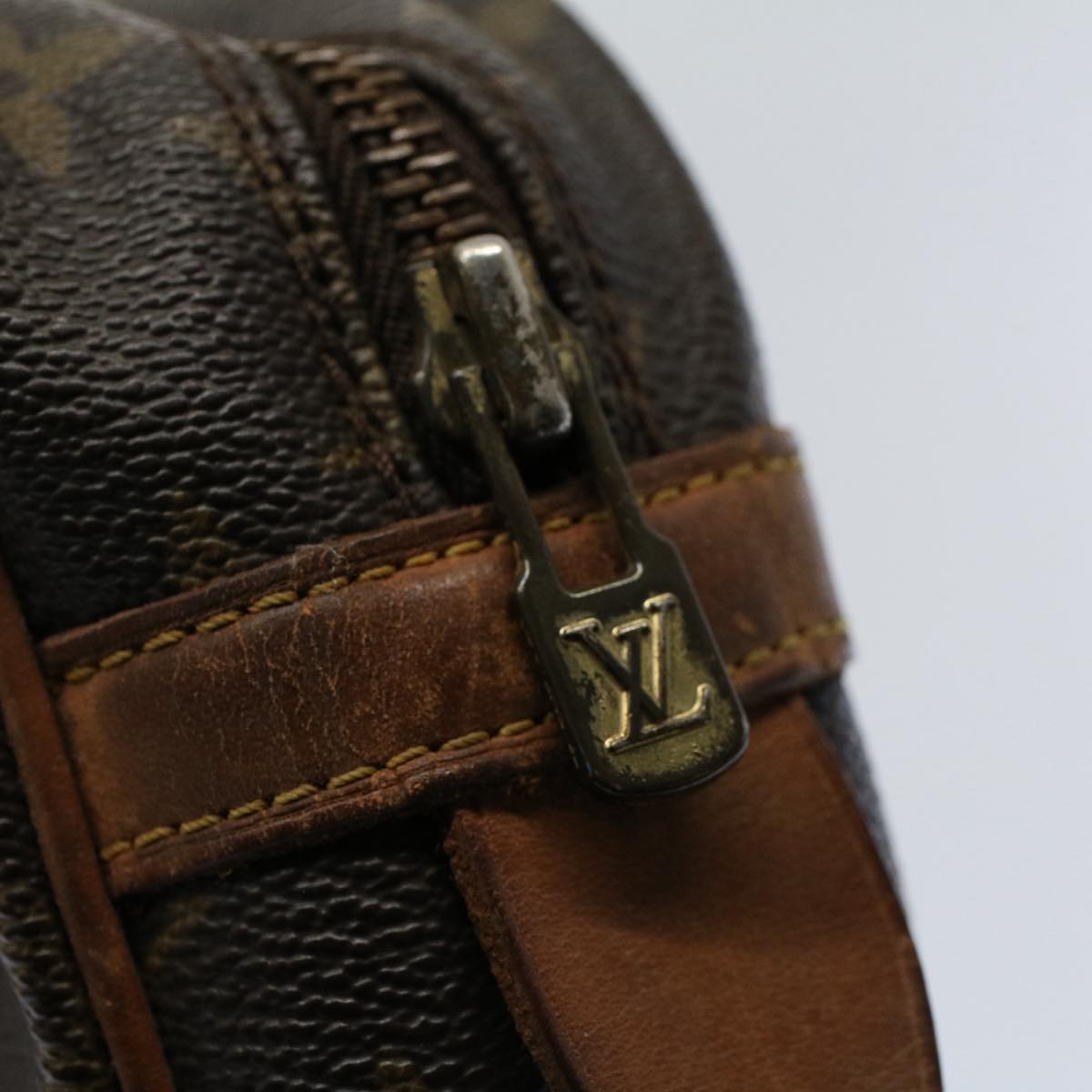 LOUIS VUITTON Monogram Compiegne 28 Clutch Bag M51845 LV 54940