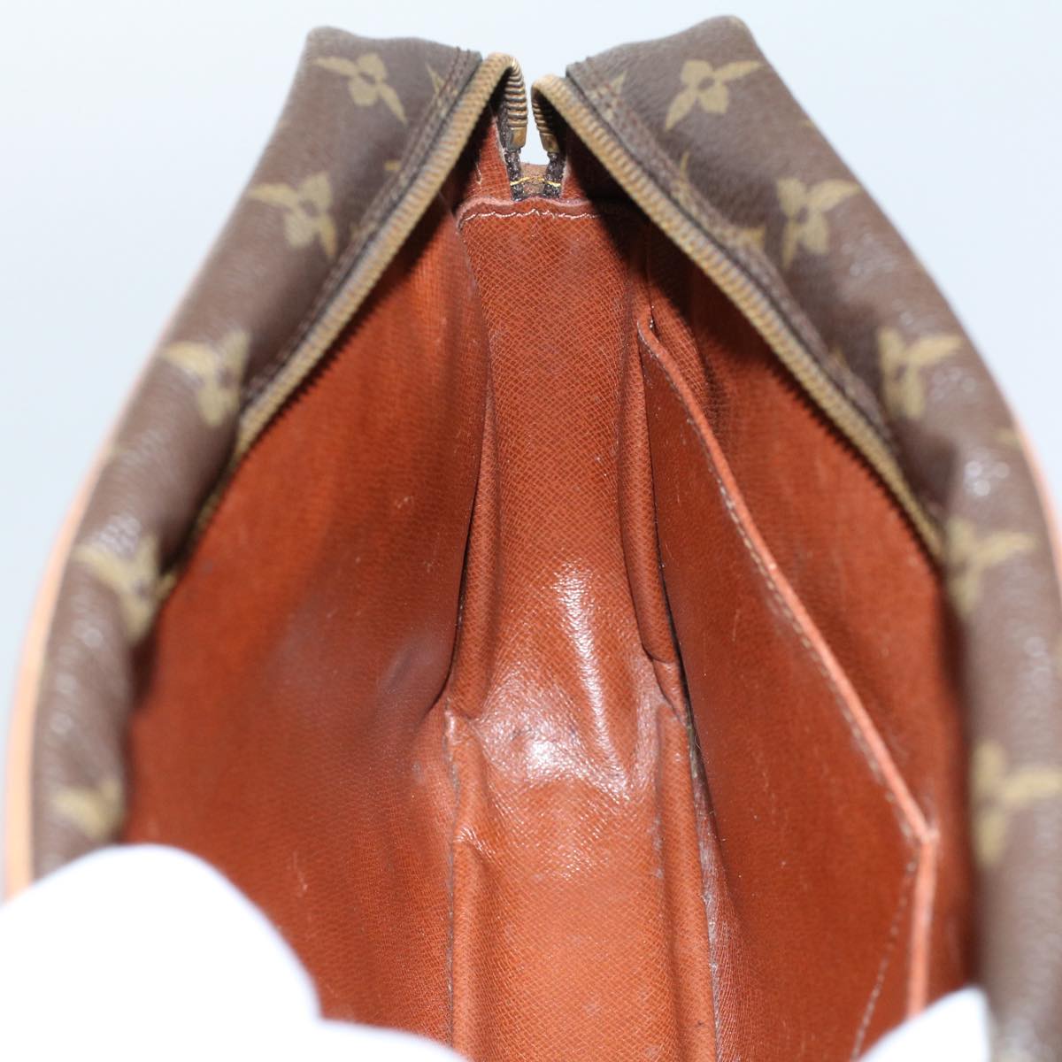 LOUIS VUITTON Monogram Compiegne 28 Clutch Bag M51845 LV 54940