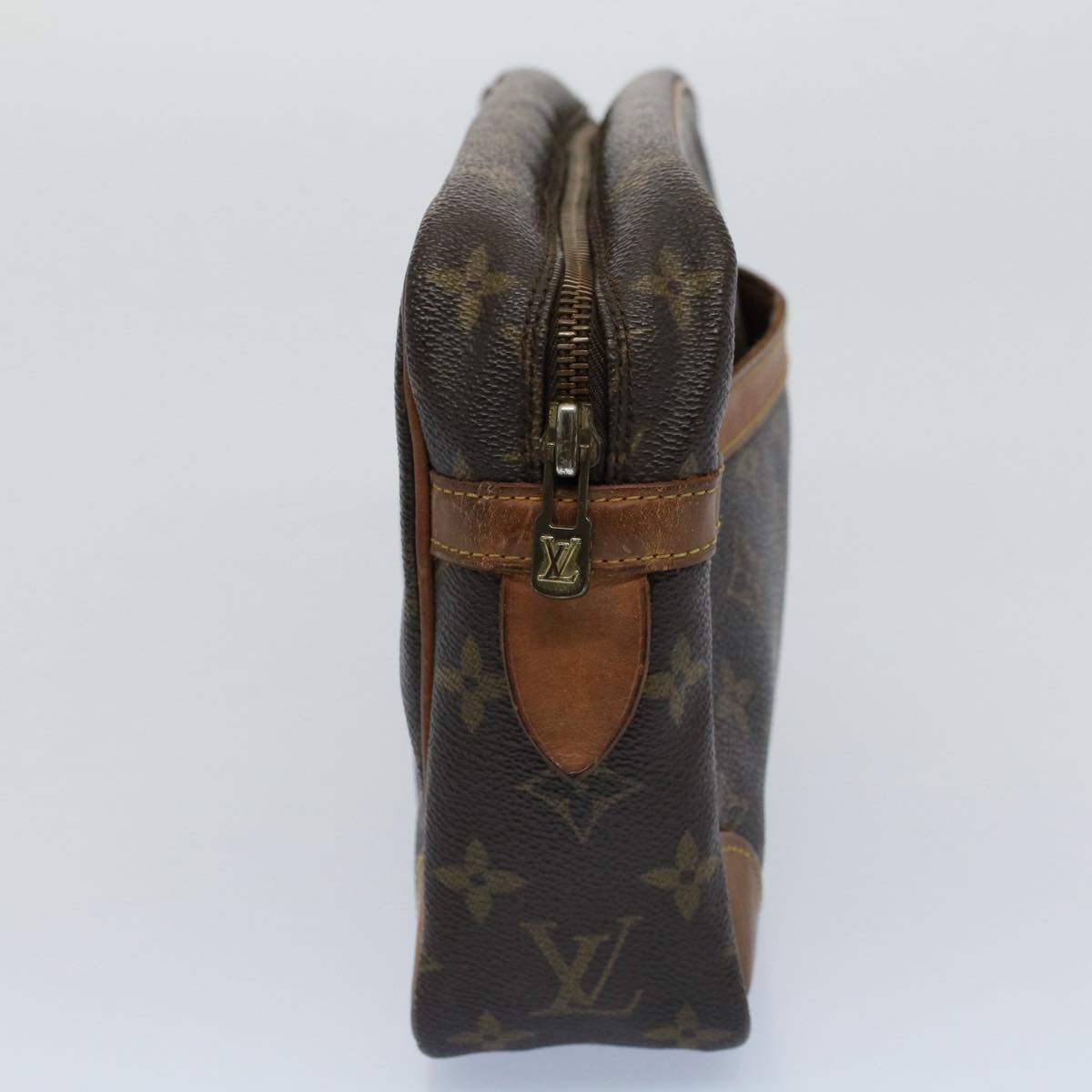 LOUIS VUITTON Monogram Compiegne 28 Clutch Bag M51845 LV 54940
