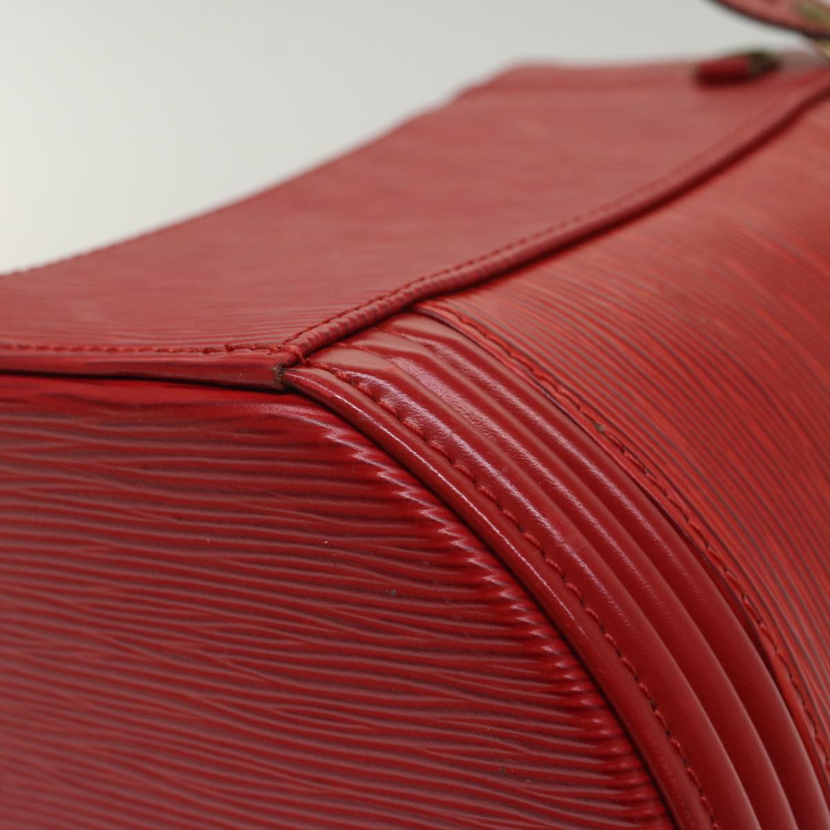 LOUIS VUITTON Epi Cannes Hand Bag Red M48037 LV 54941