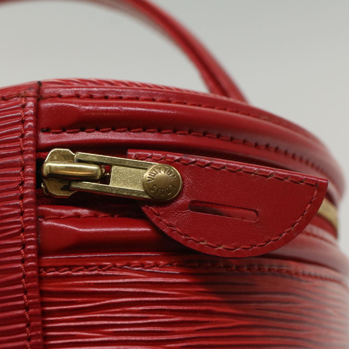 LOUIS VUITTON Epi Cannes Hand Bag Red M48037 LV 54941