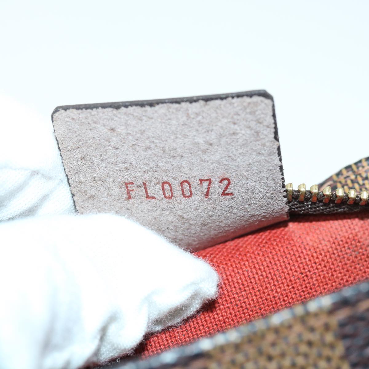 LOUIS VUITTON Damier Ebene Navona Accessory Pouch N51983 LV 54944