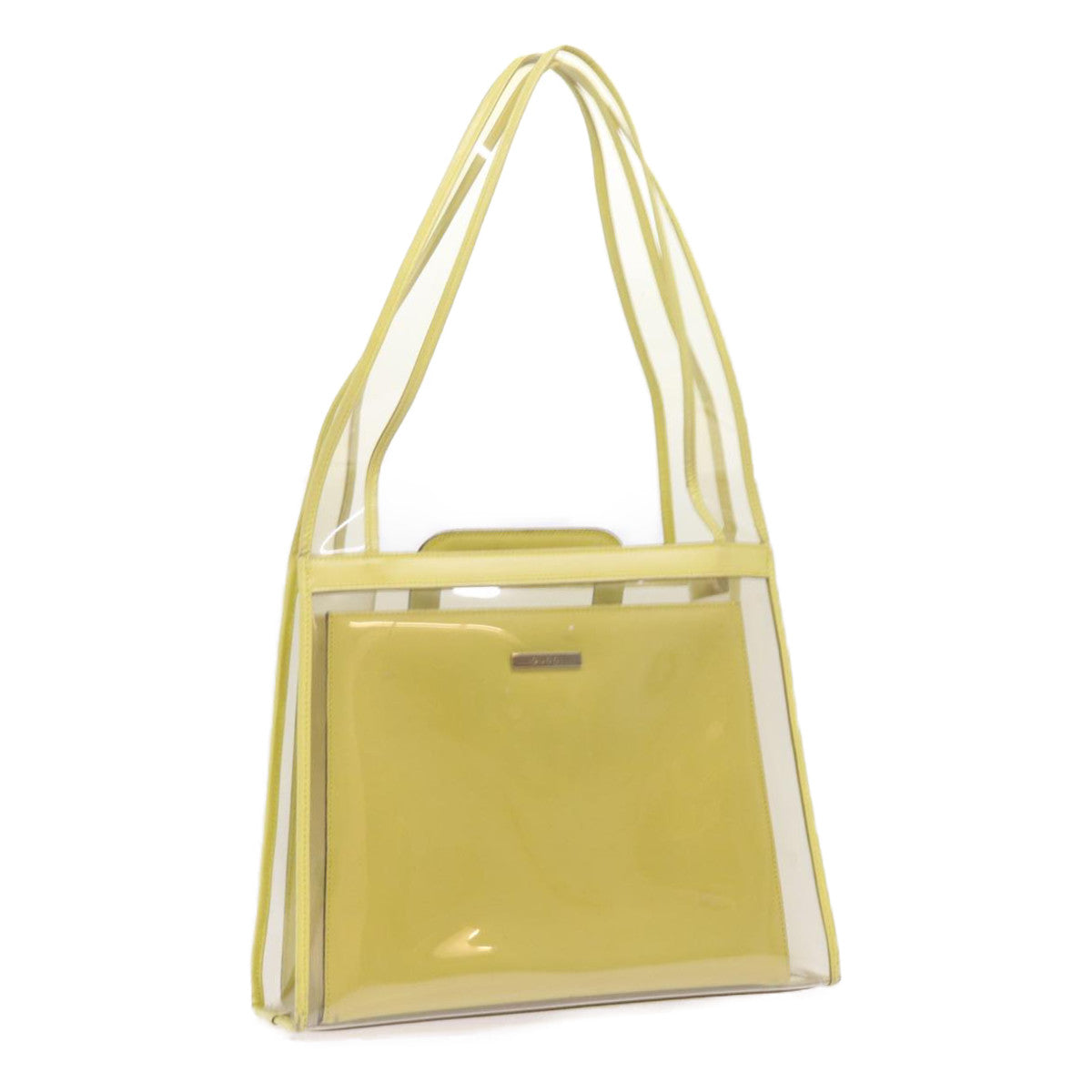 Luxury Gucci Shoulder Bag Vinyl Yellow 001.2058.1773.5  54968