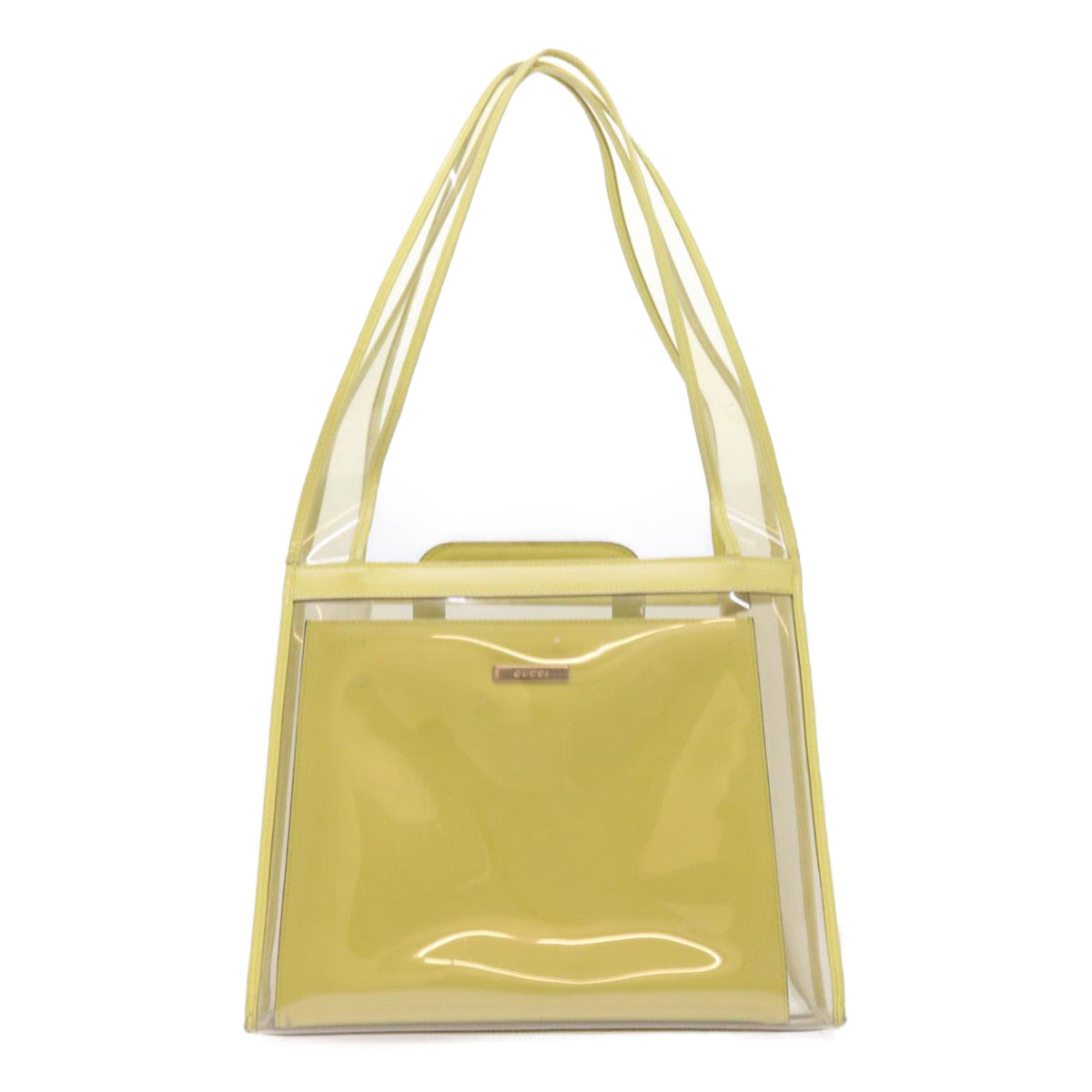 Luxury Gucci Shoulder Bag Vinyl Yellow 001.2058.1773.5  54968