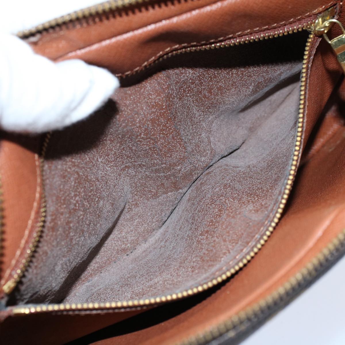 LOUIS VUITTON Monogram Marly Dragonne GM Clutch Bag M51825 LV 54981