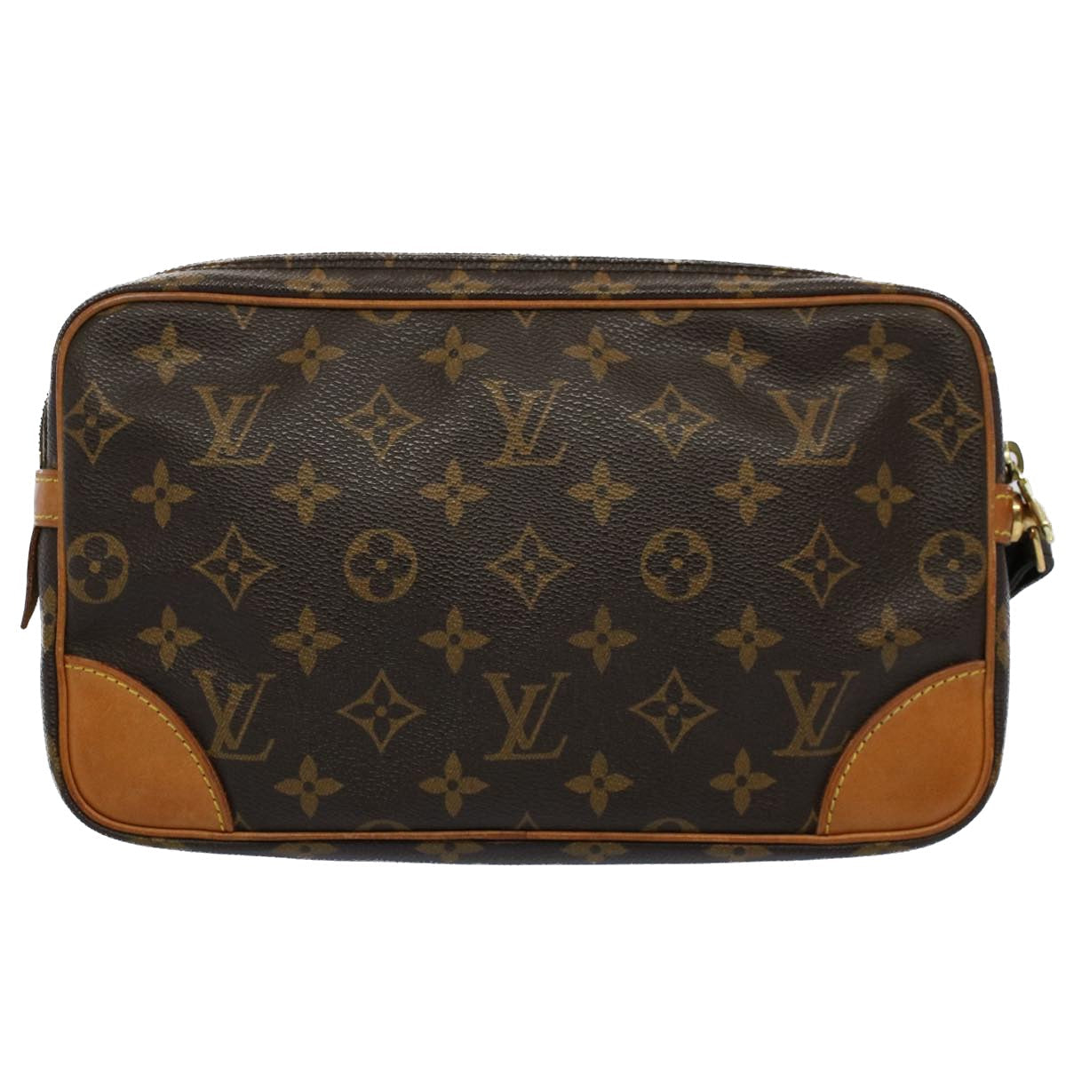 LOUIS VUITTON Monogram Marly Dragonne GM Clutch Bag M51825 LV 54981