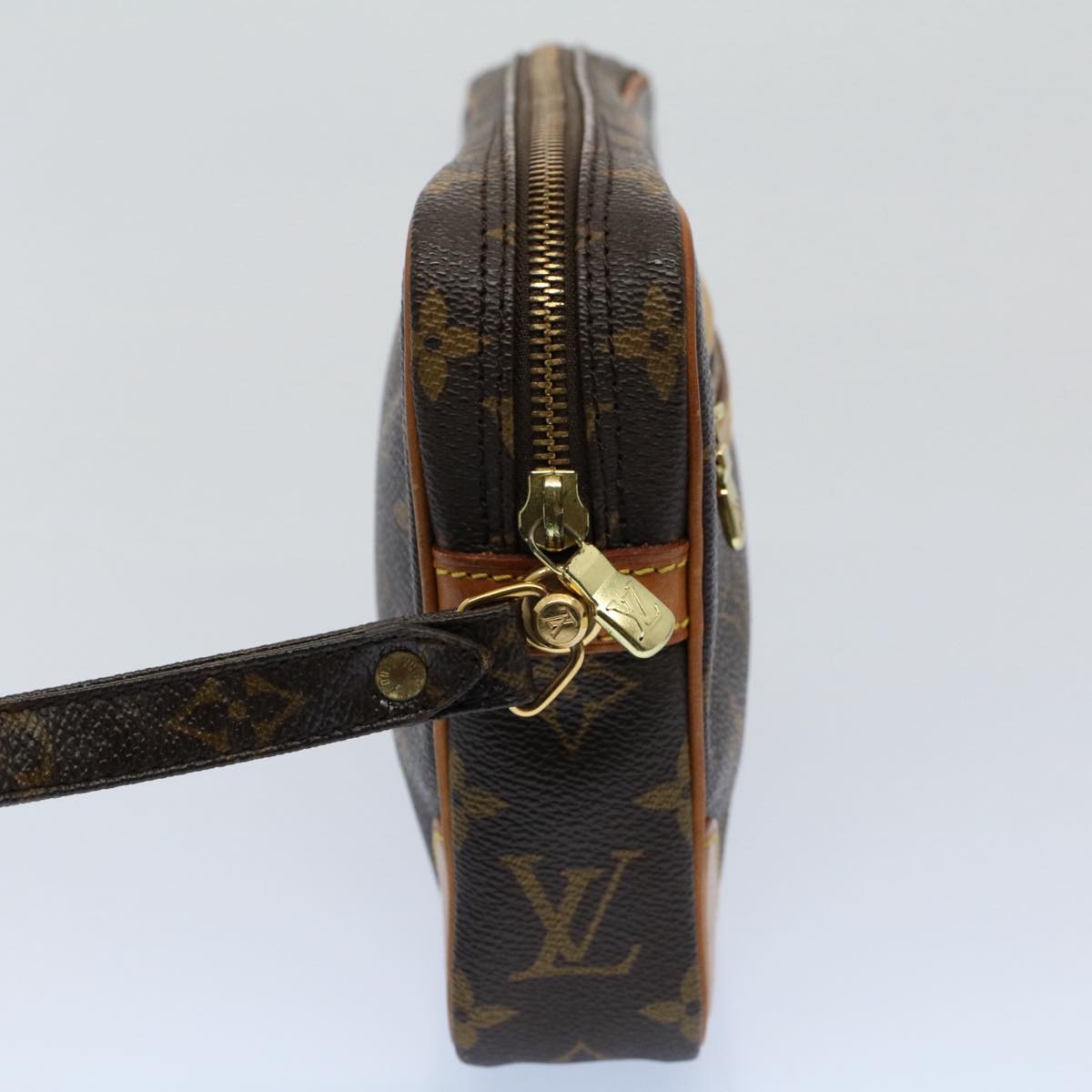 LOUIS VUITTON Monogram Marly Dragonne GM Clutch Bag M51825 LV 54981