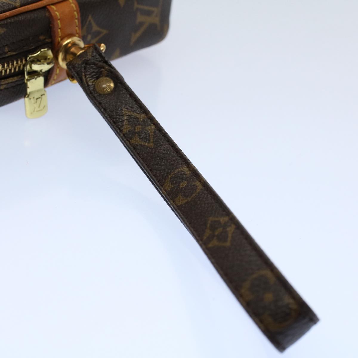 LOUIS VUITTON Monogram Marly Dragonne GM Clutch Bag M51825 LV 54981