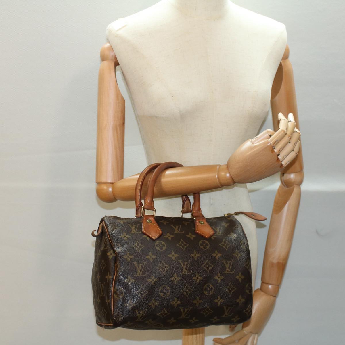 LOUIS VUITTON Monogram Speedy 25 Hand Bag M41528 LV 54993