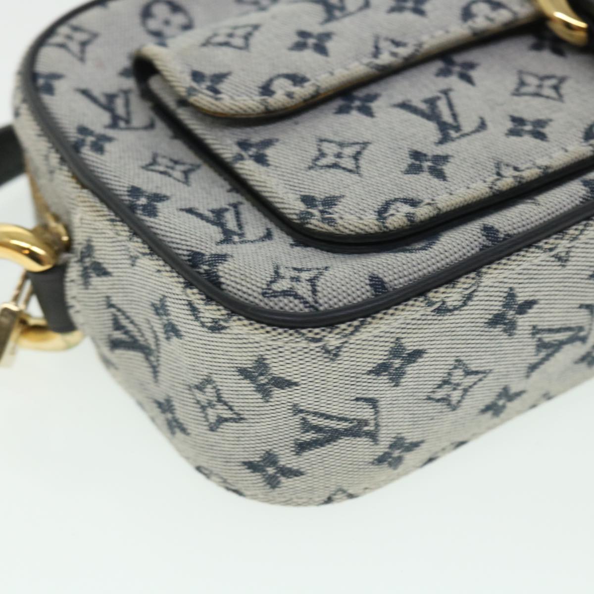 LOUIS VUITTON Monogram Mini Juliet MM Shoulder Bag Blue M92004 LV 54995