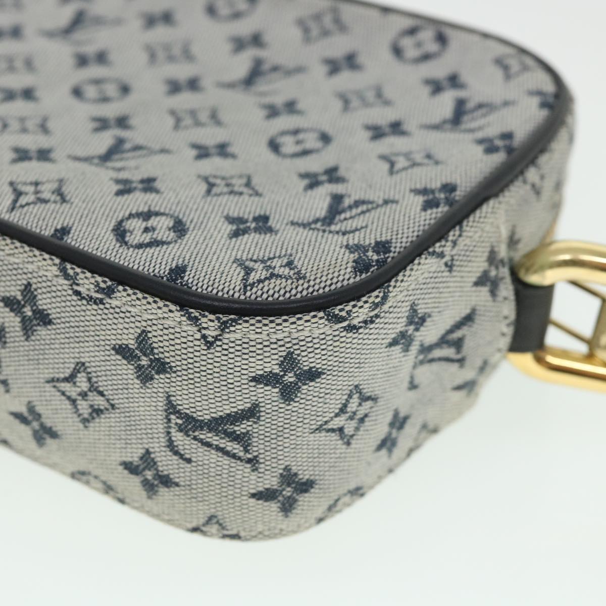 LOUIS VUITTON Monogram Mini Juliet MM Shoulder Bag Blue M92004 LV 54995