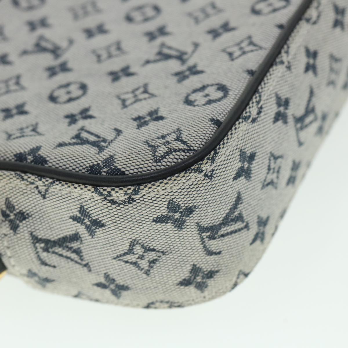 LOUIS VUITTON Monogram Mini Juliet MM Shoulder Bag Blue M92004 LV 54995