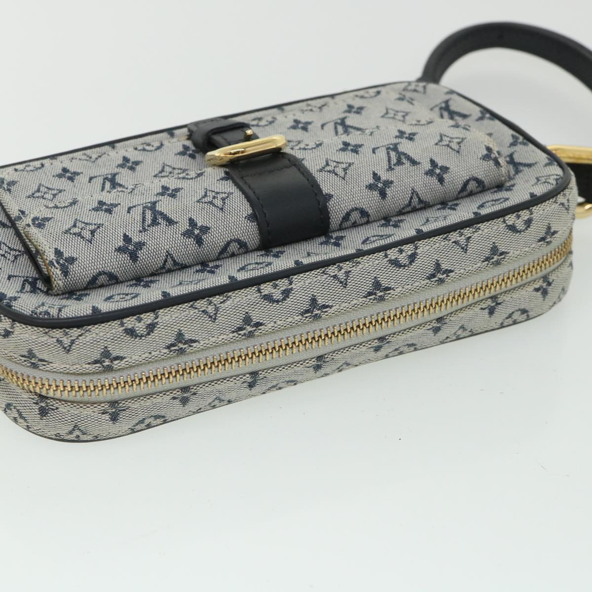 LOUIS VUITTON Monogram Mini Juliet MM Shoulder Bag Blue M92004 LV 54995