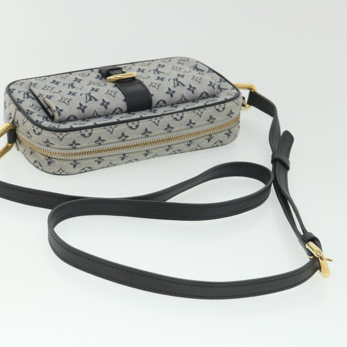 LOUIS VUITTON Monogram Mini Juliet MM Shoulder Bag Blue M92004 LV 54995