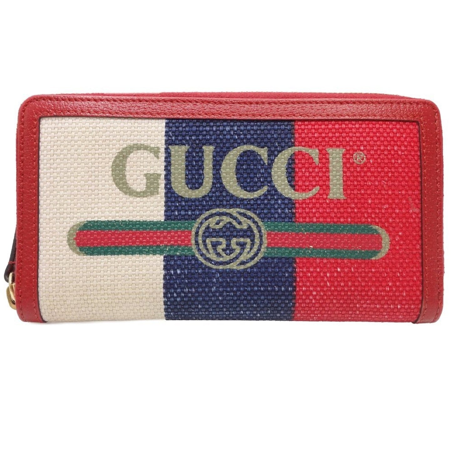 Gucci Zip Around  Canvas Wallet  ()