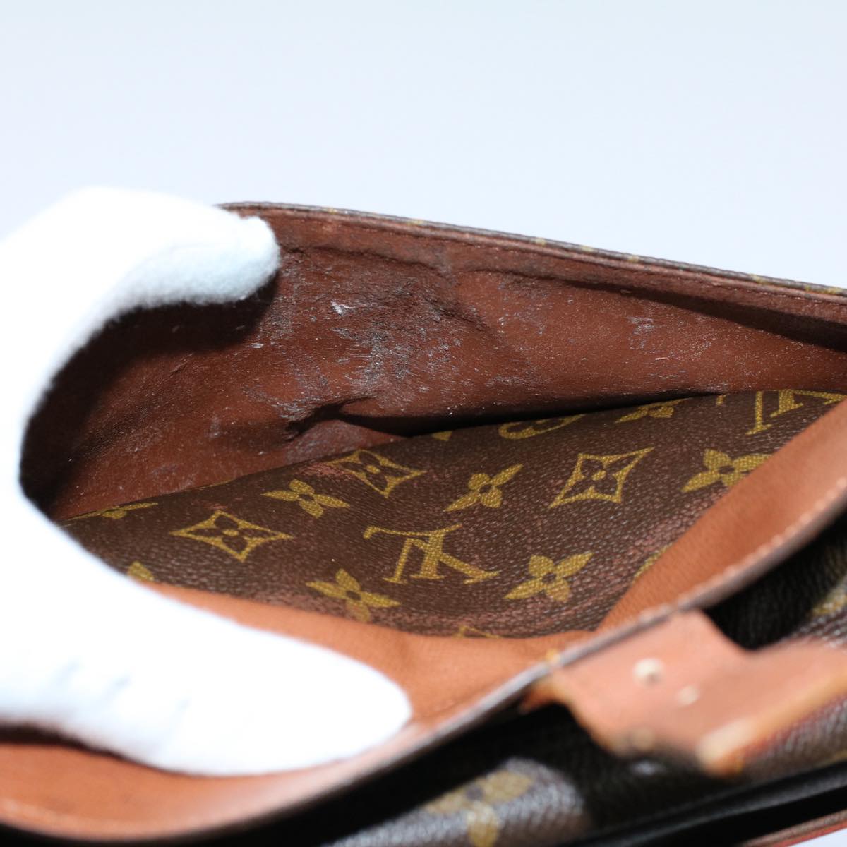 LOUIS VUITTON Monogram Jeune Fille GM Shoulder Bag M51225 LV 55006
