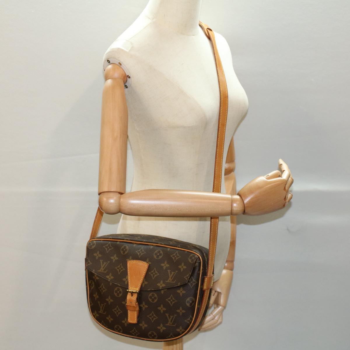 LOUIS VUITTON Monogram Jeune Fille GM Shoulder Bag M51225 LV 55006