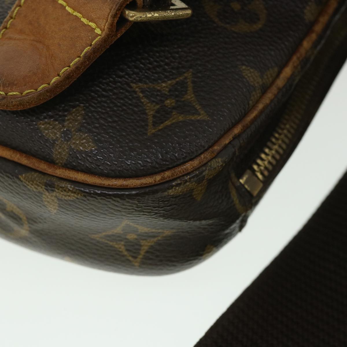 LOUIS VUITTON Monogram Pochette Gange Shoulder Bag M51870 LV 55012