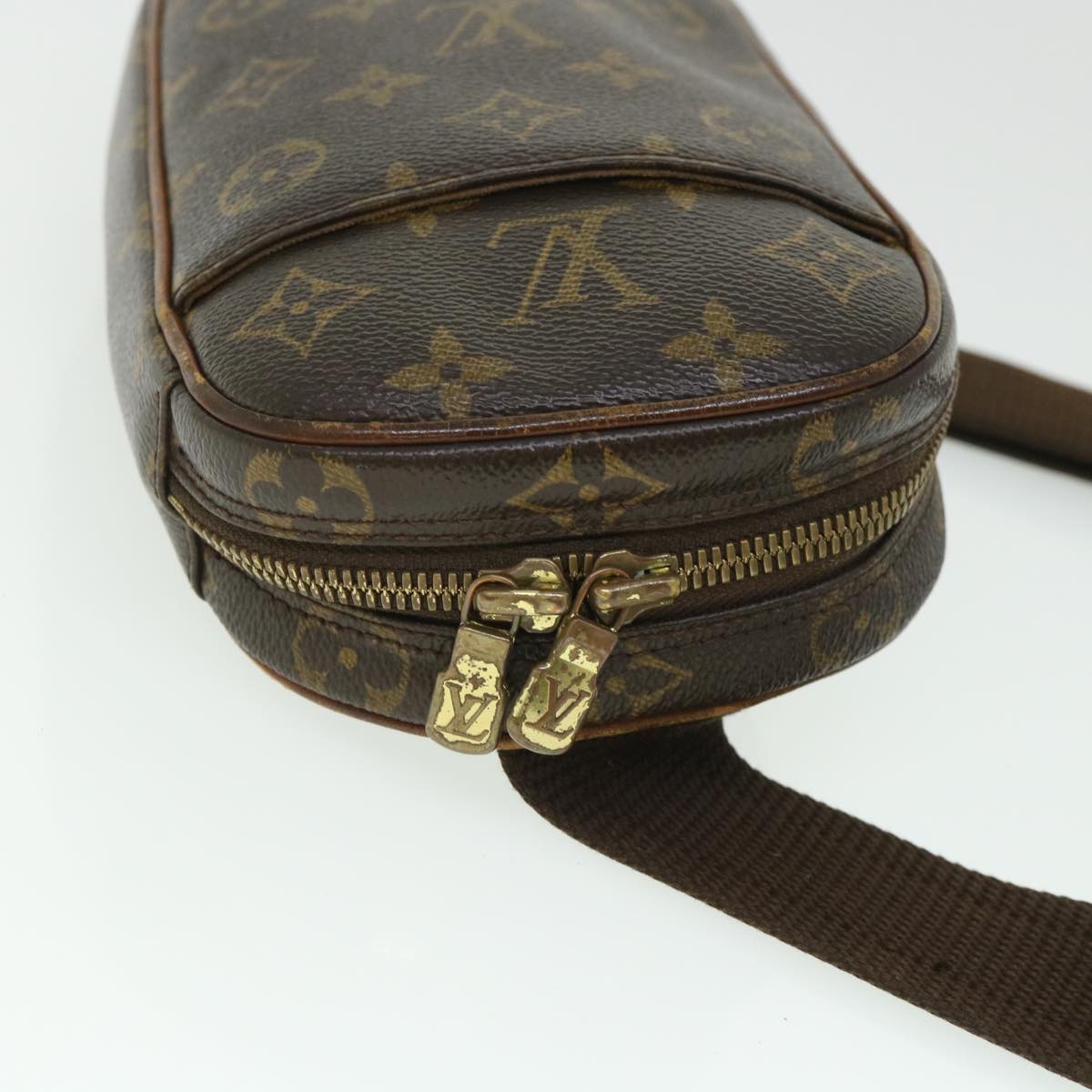 LOUIS VUITTON Monogram Pochette Gange Shoulder Bag M51870 LV 55012