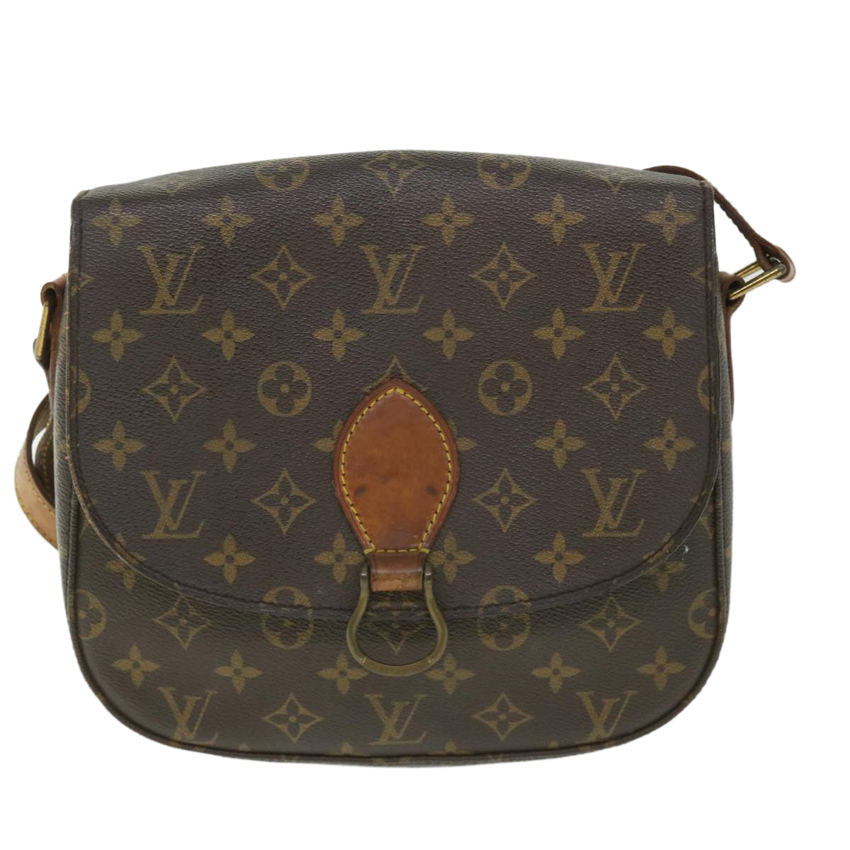 LOUIS VUITTON Monogram Saint Cloud GM Shoulder Bag M51242 LV 55030