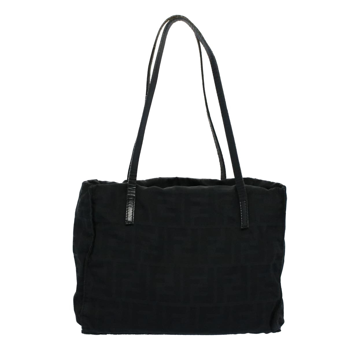 Luxury FendiZucca Canvas Tote Bag Black55033
