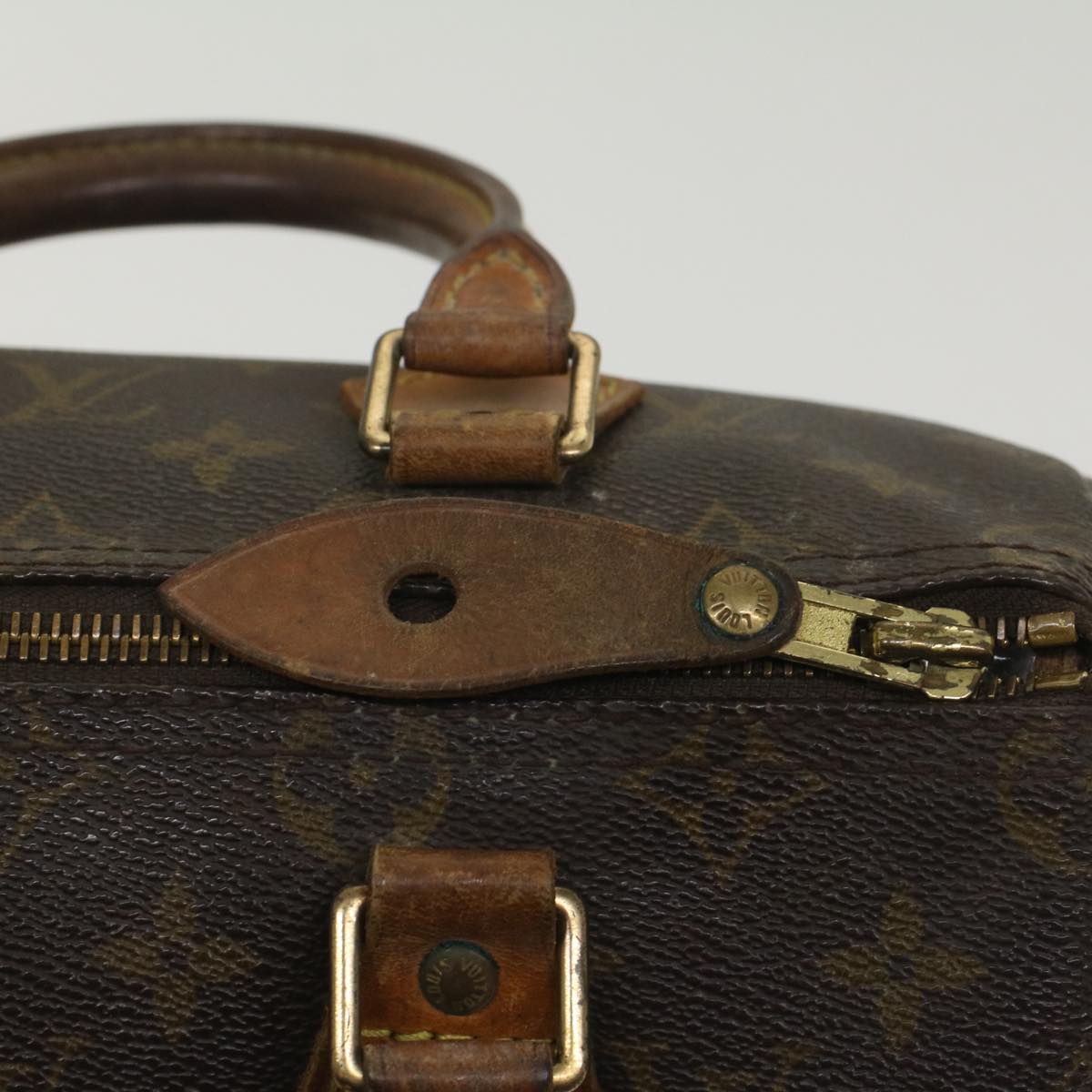 LOUIS VUITTON Monogram Speedy 25 Hand Bag M41528 LV 55034