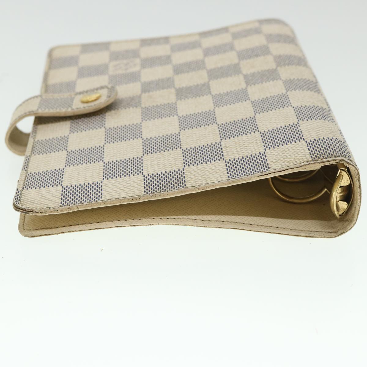 LOUIS VUITTON Damier Azur Agenda MM Day Planner Cover R20707 LV 55041