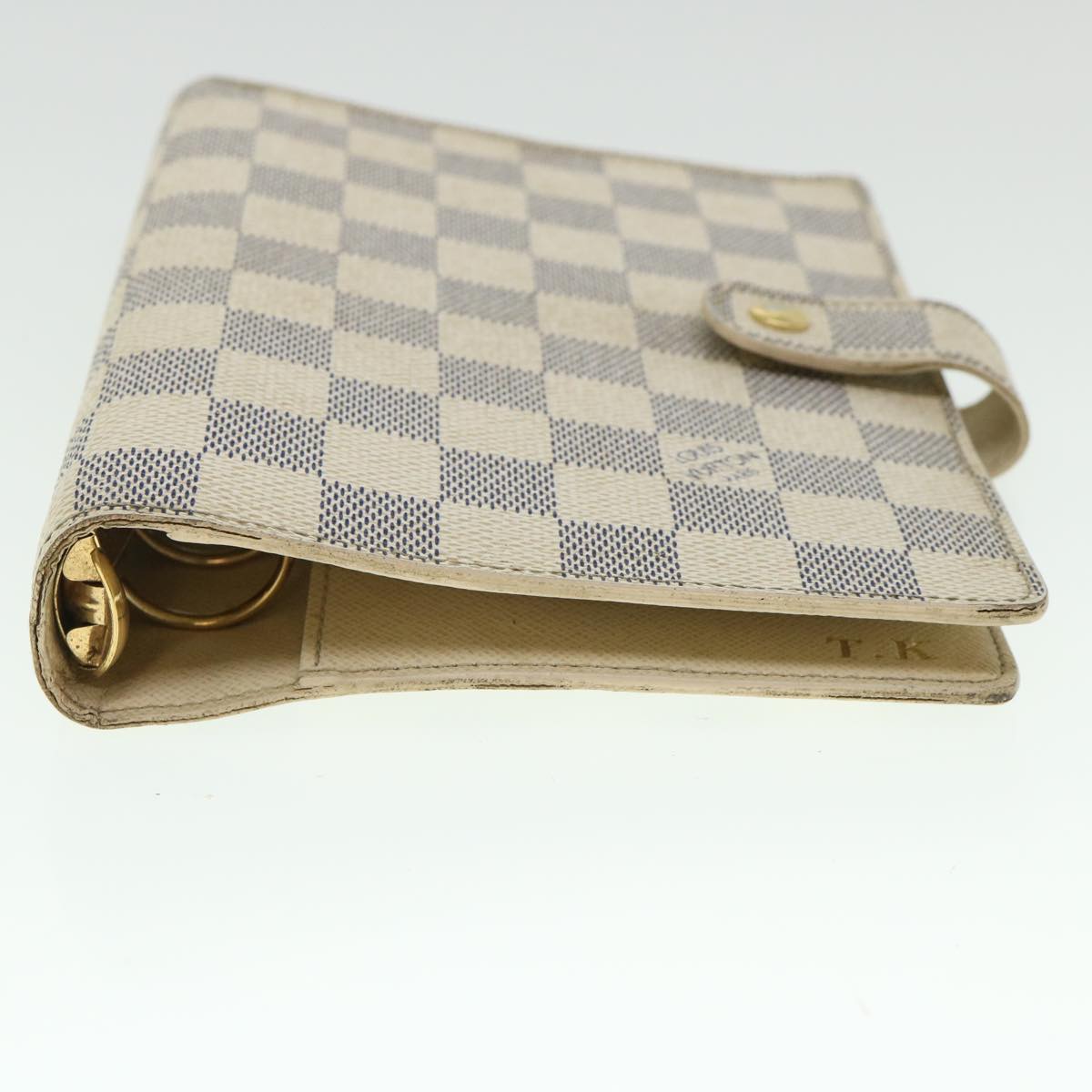 LOUIS VUITTON Damier Azur Agenda MM Day Planner Cover R20707 LV 55041