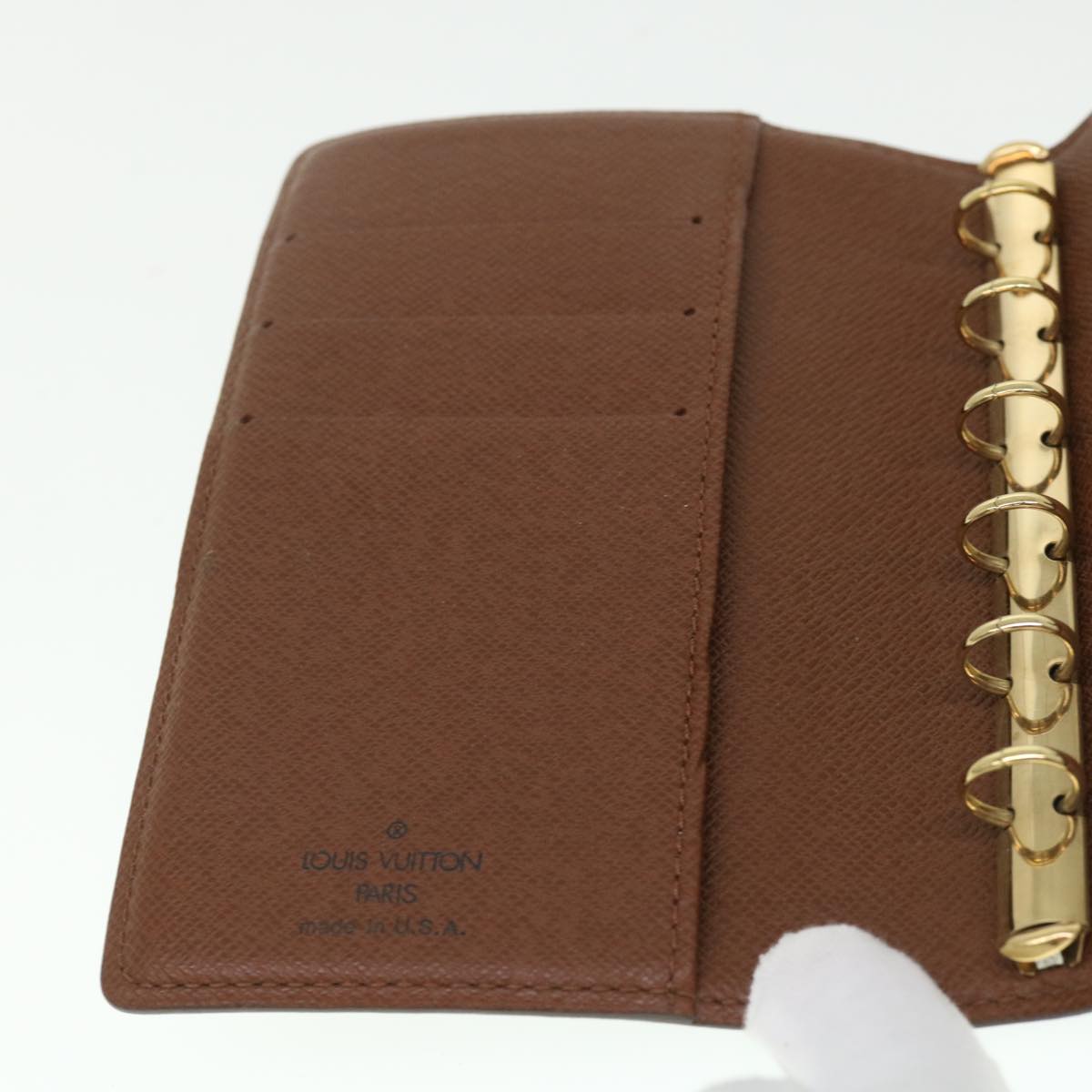 LOUIS VUITTON Monogram Agenda PM Day Planner Cover R20005 LV 55042
