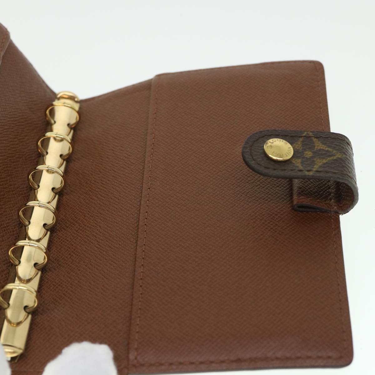 LOUIS VUITTON Monogram Agenda PM Day Planner Cover R20005 LV 55042