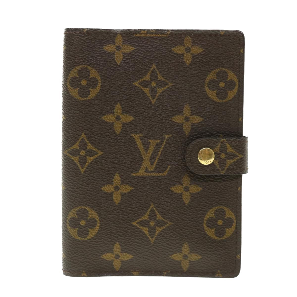 LOUIS VUITTON Monogram Agenda PM Day Planner Cover R20005 LV 55042