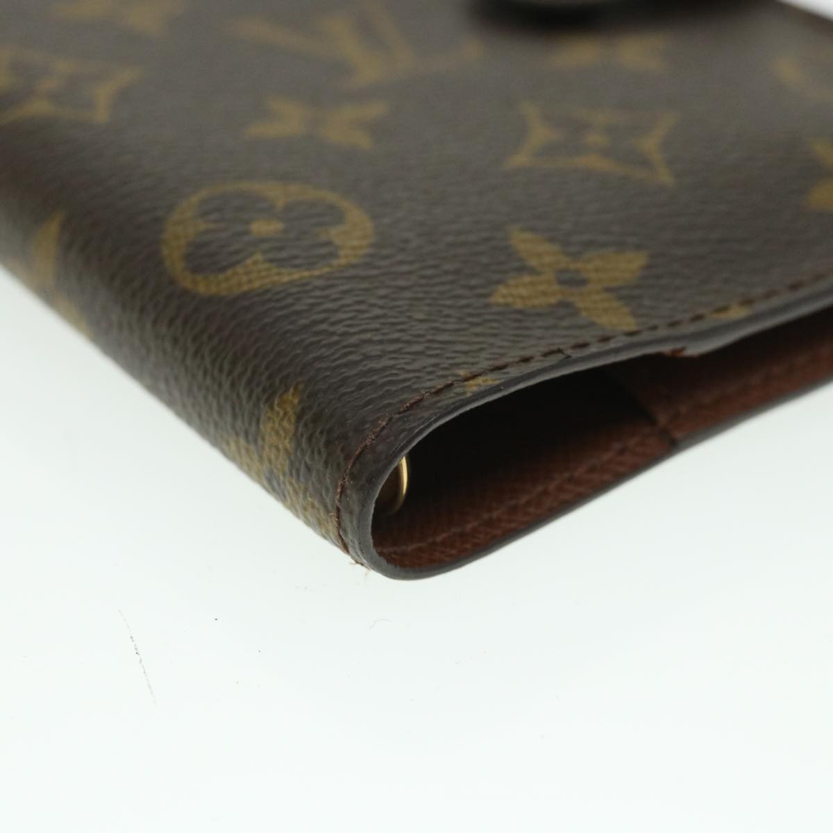LOUIS VUITTON Monogram Agenda PM Day Planner Cover R20005 LV 55042